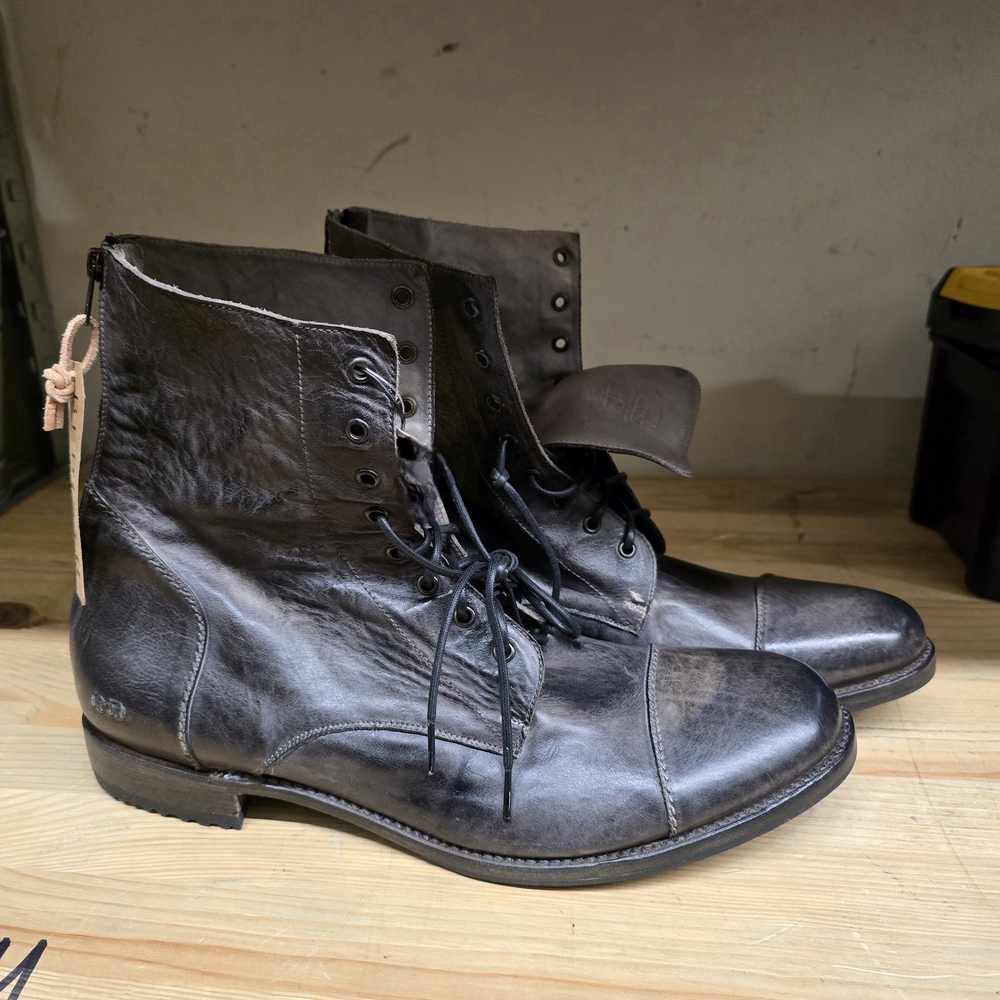 Men's Black Leather Boots
